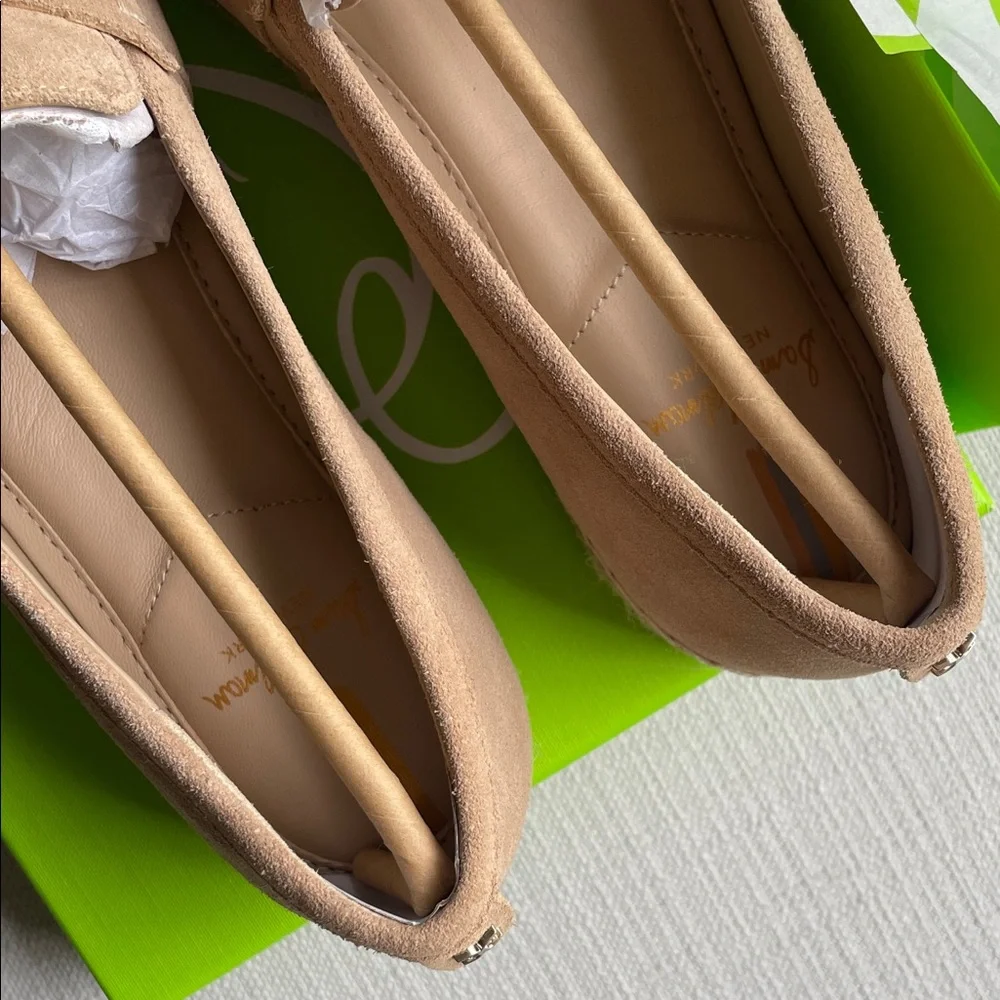 Sam Edelman KAI Penny Loafers Espadrille- taupe Suede US8M new in box